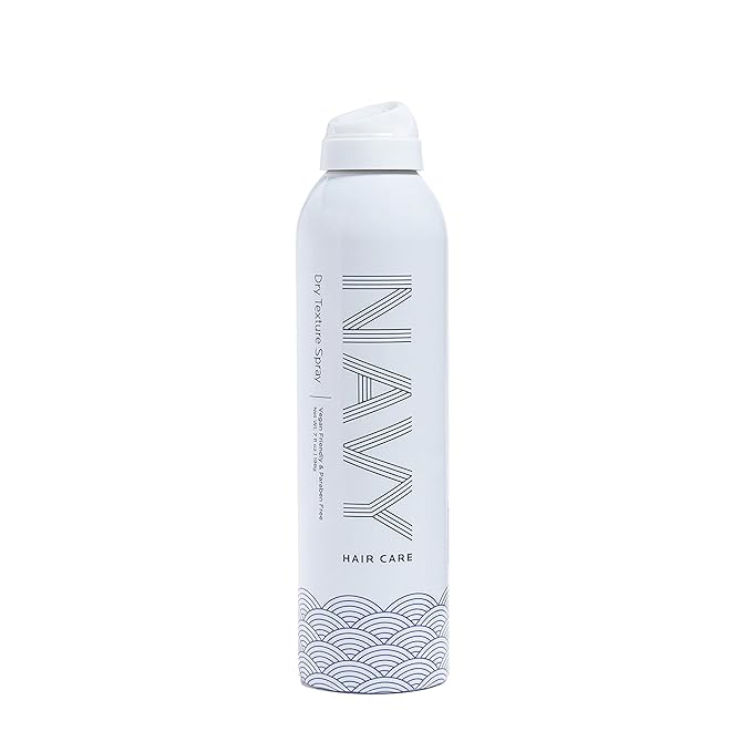 NAVY HAIR CARE Dry Texture Hair Spray | Adds Instant Volume & Fullness | A Lightweight Flexible Hold Styling Spray for Fine Hair | Non-Sticky Formula with Sunflower Oil | 7 oz