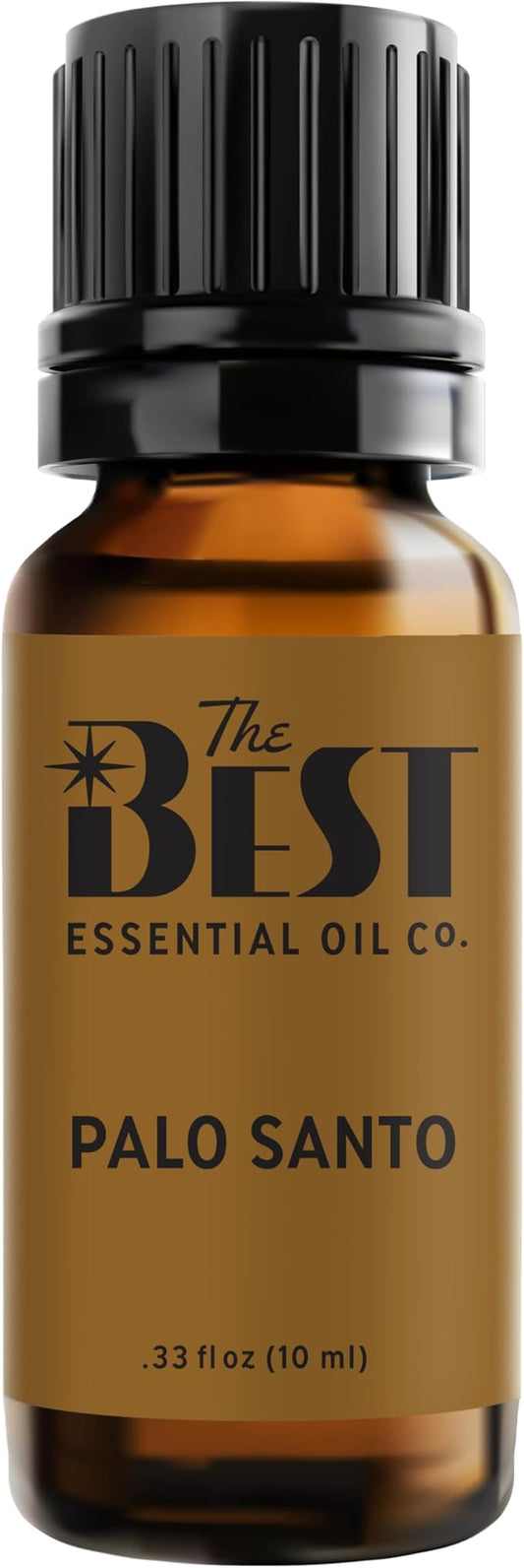 The Best Palo Santo Essential Oil Premium Grade- 100% Pure & Natural for Aromatherapy, Diffuser, Spa, Massage, Air Freshener- 10 ml (.33 fl oz)