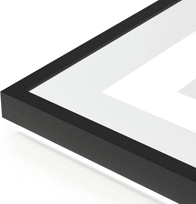 OKPAL 40x30 Framed LED Mirror for Bathroom, Black Lighted Bathroom Mirror with Lights, Front and Backlit LED Bathroom Vanity Mirror, Anti-Fog, Dimmable, Shatterproof, Memory, ETL Listed