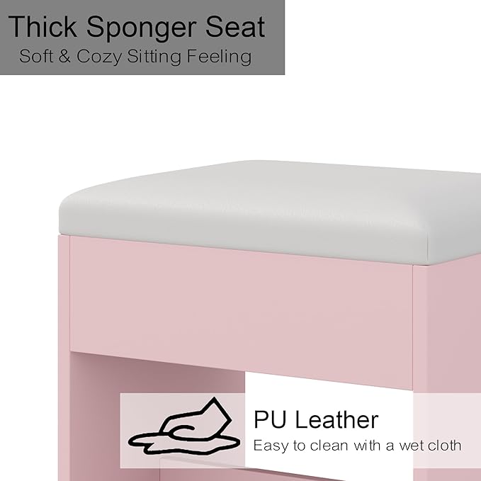 11 Drawers Vanity Desk, Makeup Vanity with Power Outlet, Glass Top, Vanity with Mirror and Light, 3 Color Option, Brightness Adjustable, Dressing Table for Bedroom