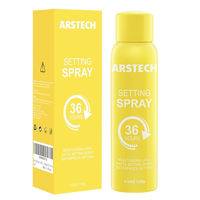 Setting Spray for Makeup Long Lasting for up to 36HR Wear Vitamin C Ultra-Fine Face Mist Dewy Hydrating & Soothing Finishing Spray for Make Up Fixing Spray All-Day Fresh Look 4.44 oz