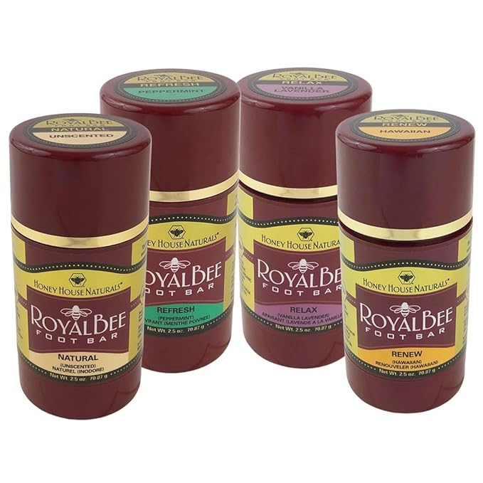 Honey House Naturals Royal Bee Foot Bar, Natural