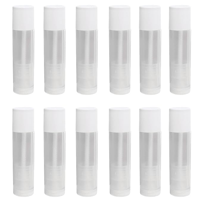 Honbay 30PCS 5g Clear Empty Lip Balm Containers Empty Tubes