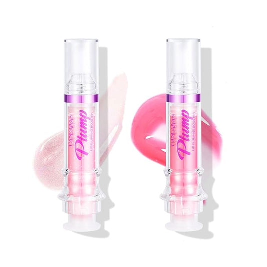 Lip Plumping Booster, Plumping Lip Oil with Chili Extract, Plump & Pout Lip Plumper, Slightly Spicy Lip Plumping Gloss, Fuller Lips Instantly, Hydrating, High-Shine