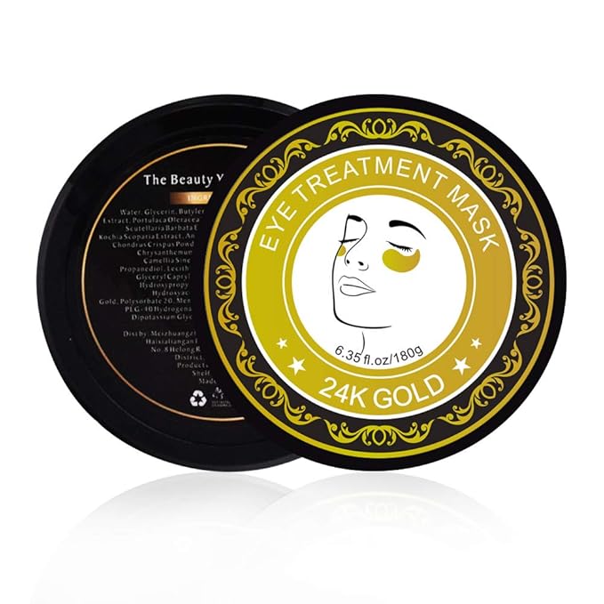 Under Eye Patches (30 Pairs Eye Gels) - Golden Eye Mask with Amino Acid & Collagen - Rejuvenating Treatment for Dark Circles, Puffy Eyes, Refreshing, Revitalizing, Travel, Wrinkles
