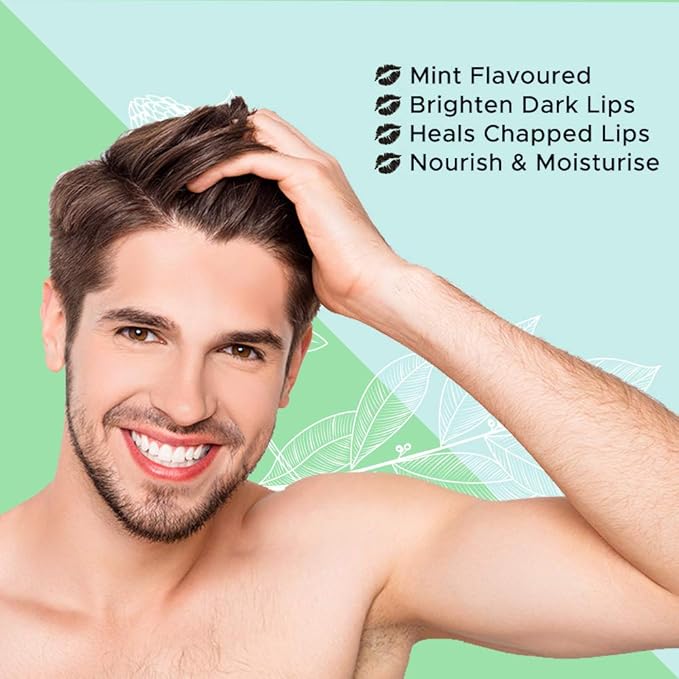 L'BERT Mint Lip Scrub, Kiss Ready Lips for Lightening & Brightening Dark Lips - 15 g