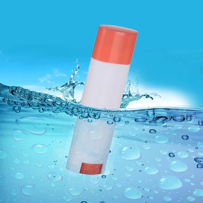 5ml 50Pcs Empty Oval Deodorant Lip balm Tubes Containers Twist-up Refillable Containers for Lipstick,Chapstick,Homemade Lip balm,DIY Deodorants(Pink White)