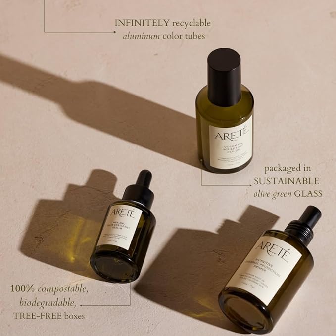 ARETÉ Detoxifying Herbal Hair Wash + Dandruff Shampoo for Men + Women, Apple Cider Vinegar and Volcanic Ash Clarifier, Sage and Birch Purifying Scalp Cleanser, Organic Ingredients + Made in USA, 8.5oz