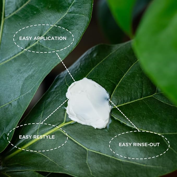 O'Douds Conditioning Cream - Natural Hair Styling Cream & Leave-In Conditioner with Light Hold & Medium Shine - Shea Butter, Aloe Vera & Castor Oil - Mandarin & Vanilla Scent, 4 oz.