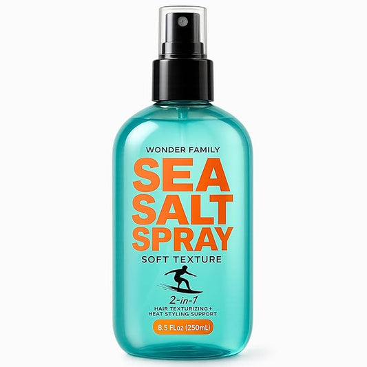 Sea Salt Spray for Men & Women – Texture for Beach Waves, Hair Volumizer, Strong Hold Hairspray, Travel Size Curl, Texturizing Finishing Spray, Extra Hold Hair Styling Mist