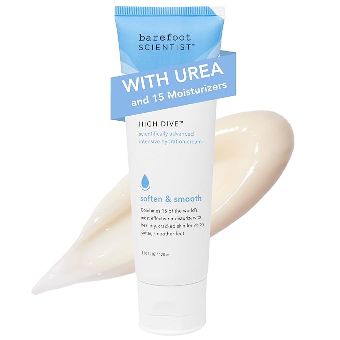 Barefoot Scientist High Dive Intensive Hydration Foot Therapy Cream, Specialized Moisture for Dry Feet and Cracked Heels