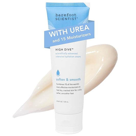 Barefoot Scientist High Dive Intensive Hydration Foot Therapy Cream, Specialized Moisture for Dry Feet and Cracked Heels