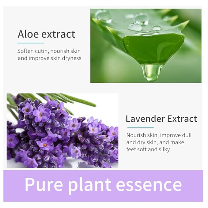 6Pairs Hand Foot Peel Mask Set, Foot Peeling Mask for Dry Cracked Foot Care Hydrating, Foot Peel Exfoliating Feet Peeling Masks 4pcs + hand peel masks, for Women Remove Dead Skin Hand Foot Masks