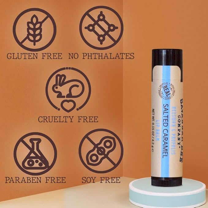 Savannah Bee Company Lip Balm - Lip Moisturizer for Chapped Lips - Hydrating Lip Balm with Pure Honey