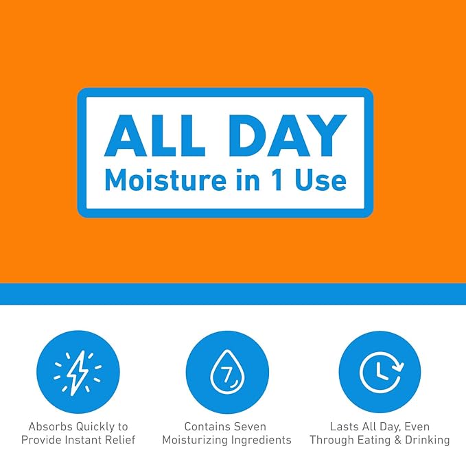 O'Keeffe's Cooling Relief Lip Repair Lip Balm for Dry, Cracked Lips, Stick, (Pack of 3)