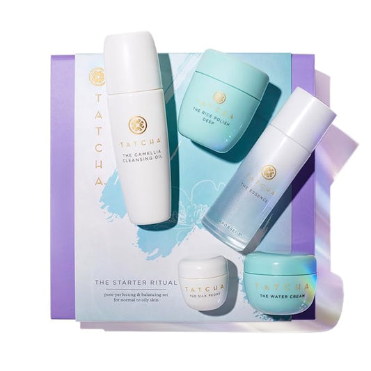 Tatcha The Starter Ritual Set - Pore-Refining & Clarifying Set | 2 Week Introductory Set | $92 Value