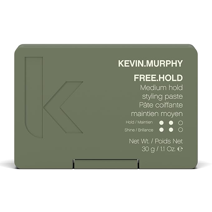 KEVIN.MURPHY FREE.HOLD - Hair Styling Paste - For All Hair Types - Medium Hold - Breakage Prevention - Styling Product - Paraben Free Hair Care - 30 g / 1.1 oz