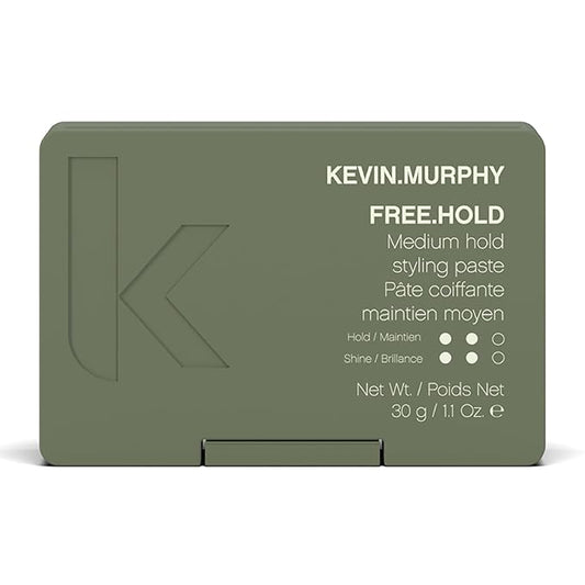 KEVIN.MURPHY FREE.HOLD - Hair Styling Paste - For All Hair Types - Medium Hold - Breakage Prevention - Styling Product - Paraben Free Hair Care - 30 g / 1.1 oz