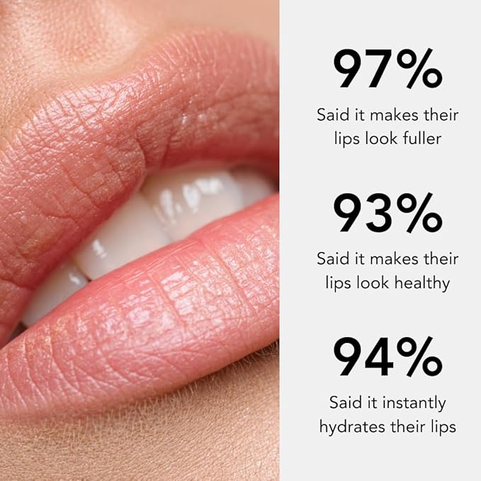 Smooche Hyaluronic Acid Lip Plumper - Hydrating & Volumizing Gloss for Soft, Smooth Lips - Natural Shine & Fine Line Reduction - Cruelty-Free Lip Care