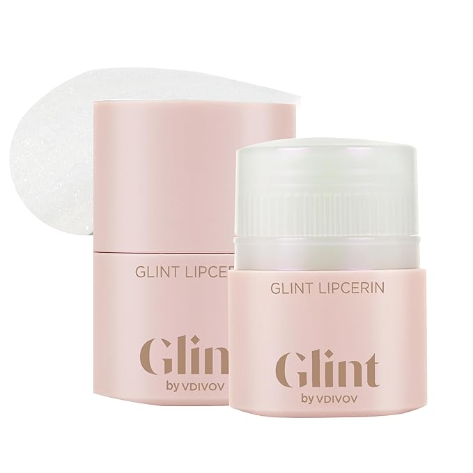 Glint Lipcerin (Star Bouquet, 0.5fl oz) - Long Lasting Hydrating lip gloss with Shea Butter for a Natural Looking, Korean Skin care. Ideal for Chapped, Dry, Cracked, or Damaged Lips.
