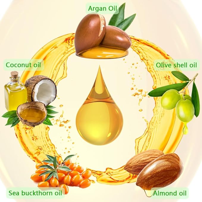 Moroccan Argan Treatment Oil for Luxurious Hair Care and Repair, Extra Strength Treatment for Split Ends, Frizzy Hair and Flyaways