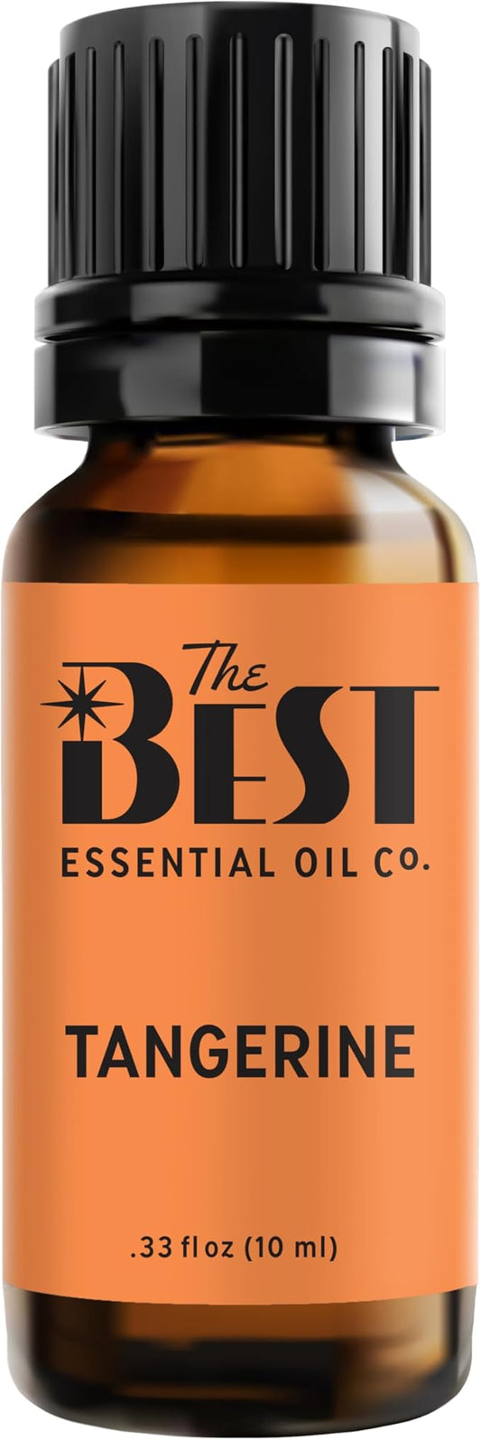 The Best Tangerine Essential Oil Premium Grade- 100% Pure & Natural for Aromatherapy, Diffuser, Spa, Massage, Air Freshener- 10 ml (.33 fl oz)