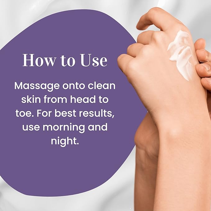 Saavy Naturals Lavender Chamomile Body Cream for Men & Women, Absorbent Shea Butter Vegan Formula, Thick and Creamy, Naturally Scented Body Lotion for Dry Skin, 8.5 Oz, 2 Pack. Made in the USA