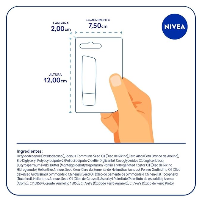 NIVEA Cherry Shine Lip Moisturizer Deep Hydration 4, 8g, Nivea, Cherry