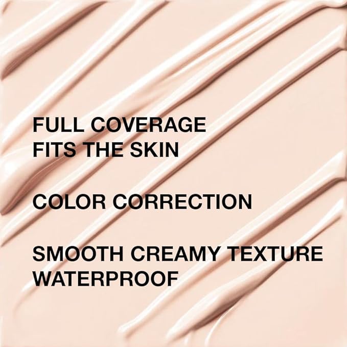Pro Under Eye Full Coverage Liquid Concealer to Cover Dark Circles, Scars,Redness,Spots,Fine Lines,Corrector Anti-Aging Natural Finish, Moistening Smooth Cream,Waterproof 0.4 * 2 fl oz-Beige+Nude