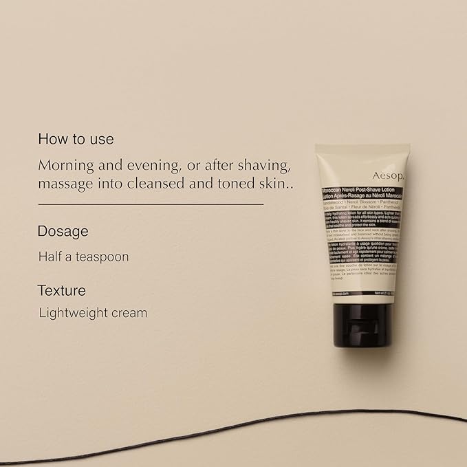 Aesop Shine Hair & Beard Oil & Neroli Post Shave Lotion | Grooming Kit for Full Beards and Hair | Moisturizing, Non Greasy, Silicon Free | 0.8 oz + 2 oz