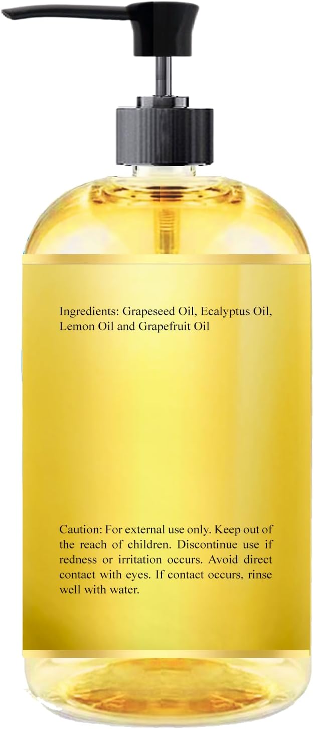 Essentially KateS Cellulite Massage Oil 8 Fl Oz - Helps Break Down Fat Cells in Hip, Thighs, Buttocks, and Abdomen - Absorbs Immediately - Beautiful Scent