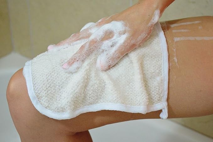 PARADISO Evriholder Soft-Weave Exfoliating Wash Cloths Dual-Textured for Face and Body, Pack of 5