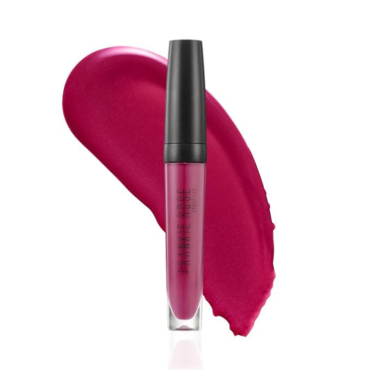 Frankie Rose Cosmetics Lip Gloss | Non-Sticky Formula, Long Lasting Lip Gloss, Bold Pigment & Hydrating Lip Gloss, Crushed Berries Glossy Lip Gloss, 20g