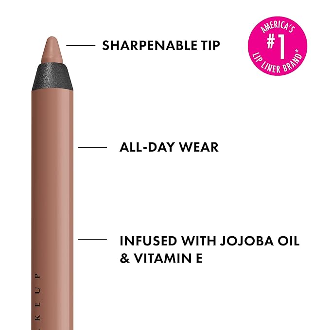 NYX PROFESSIONAL MAKEUP Line Loud Lip Liner, Longwear and Pigmented Lip Pencil with Jojoba Oil & Vitamin E - Global Citizen (Medium Neutral Nude)