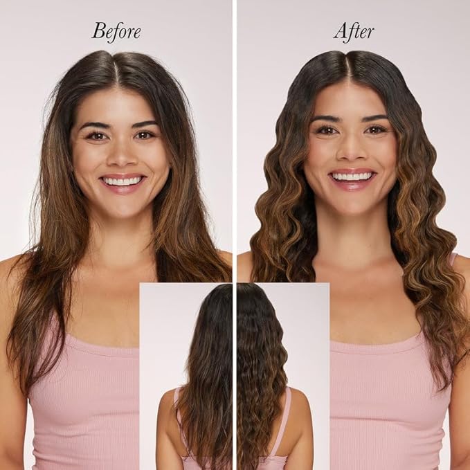 L'ANGE Hair VersaWaver Adjustable Titanium Waver | Pick 19mm or 32mm Waves with 1 Tool | Titanium 3-Barrel Waving Tool | Cool Tip Also Rotates Barrel to Change Wave Lengths (Black)