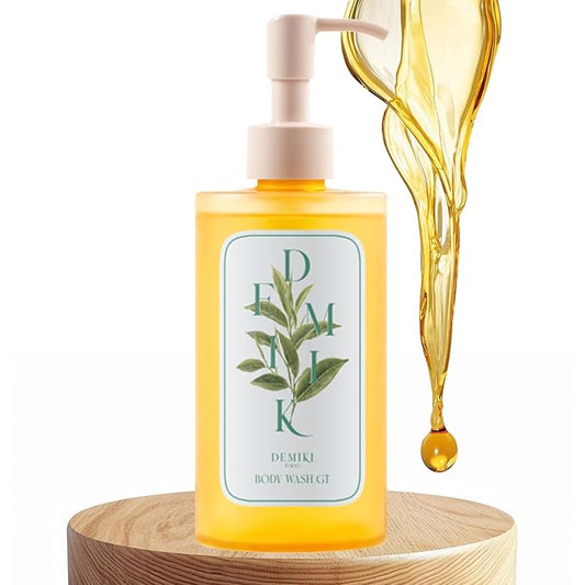 Hydrating Body Wash for Sensitive & Dry Skin, Green Tea Scent, Nourishing Shower Oil for Women, Winter Moisture Care, Sulfate-Free, Paraben-Free, Dye-Free, 10 fl oz