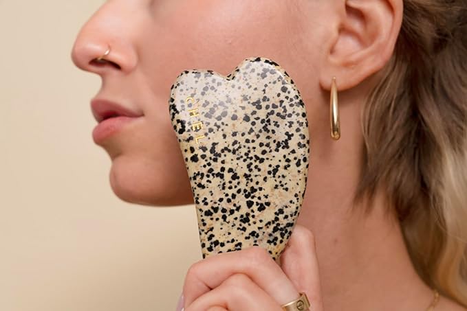 CHEL DALMATIAN JADE FACE GUA SHA