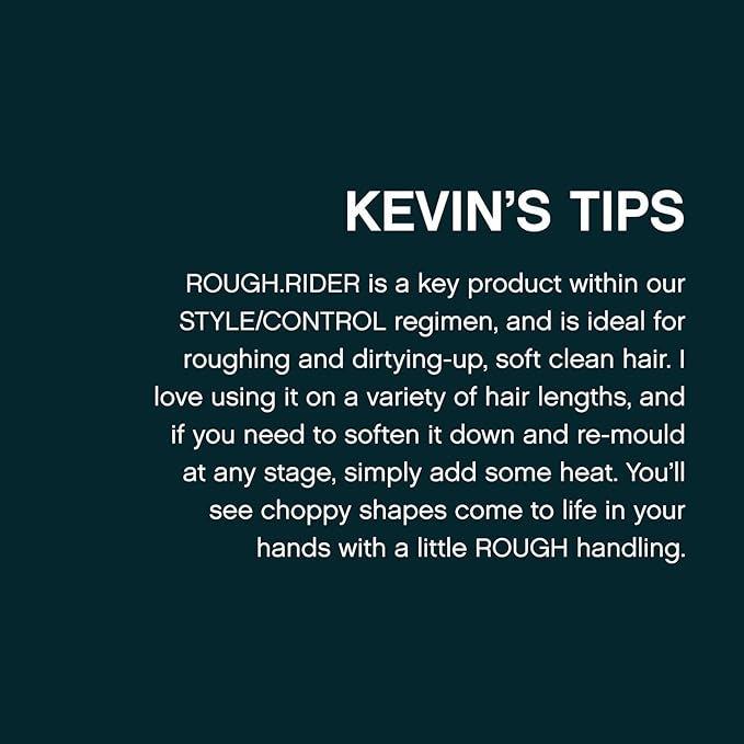 KEVIN.MURPHY ROUGH.RIDER Clay - Hair Strengthening - For All Hair Types - Moldable Styling Clay - Sulphate Free Care - 30 g / 1.1 oz