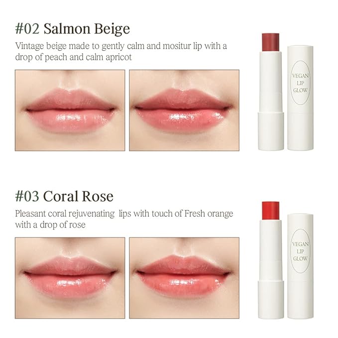 Nacific x Stray Kids Be Natural Vegan Lip Glow 5 PCS Set, with Photocards 8 PCS Full Set by KOSBEAUTY