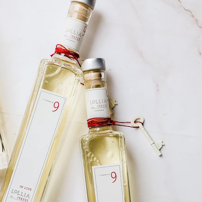 Lollia in Love Bubble Bath, 16 fl. oz. – Classic Petal Scent – Gentle & Moisturizing Bubble Bath, Hydrating Ingredients, Scented Bubble Bath for Women