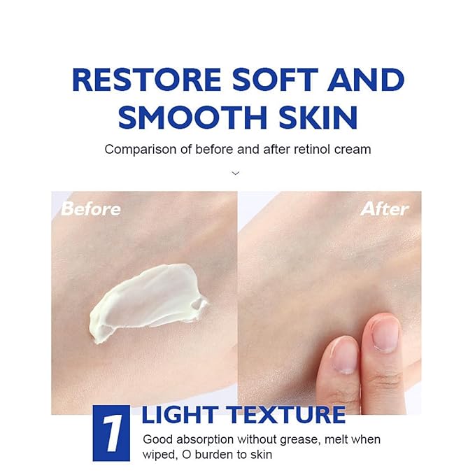 Retinol Cream, Retinol Moisturizer for Face and Neck, Wrinkle Cream for Face, Retinol Complex,Wrinkle Cream Anti Aging Retinol Facial Cream with Hyaluronic Acid, Collagen cream,Anti aging cream.