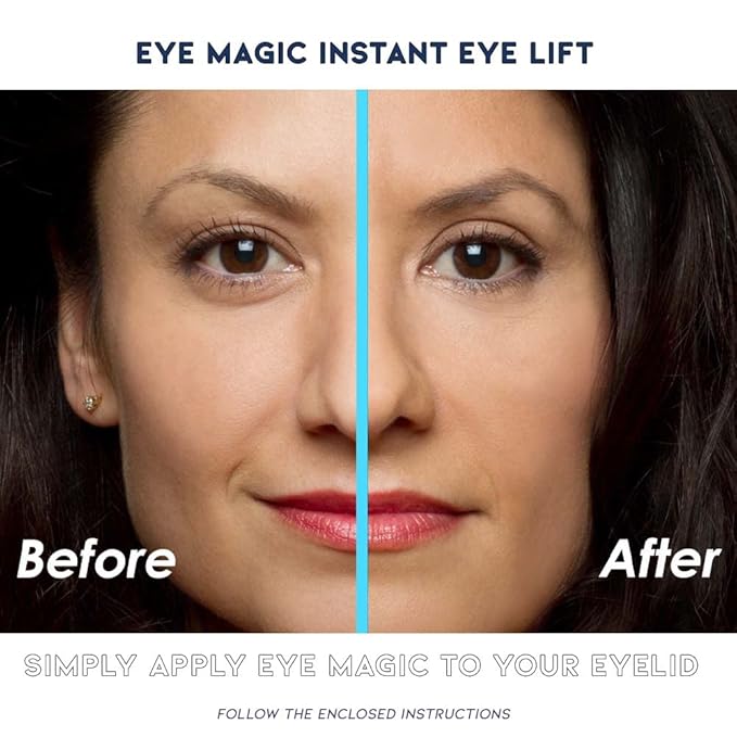 Eye Magic Premium Eye Lift (S/M Refill) Made in America. Instantly Lifts and Defines Droopy, Sagging or Hooded Eyes Safe for Daily Use