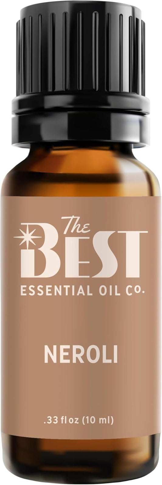 The Best Neroli Essential Oil Premium Grade- Diluted in Fractionated Coconut Oil for Aromatherapy, Spa, Massage- 10 ml (.33 fl oz)