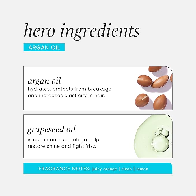 HASK ARGAN Repairing Shine Hair Oil for All Hair Types, Vegan, Color Safe, Gluten-free, Sulfate-free, Paraben-free - Pack of 3