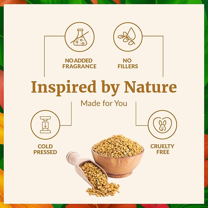 SVA Fenugreek Oil 4oz (118ml) Premium Carrier Oil with Dropper for Hair Care, Hair Oiling, Scalp Massage & Skin Care