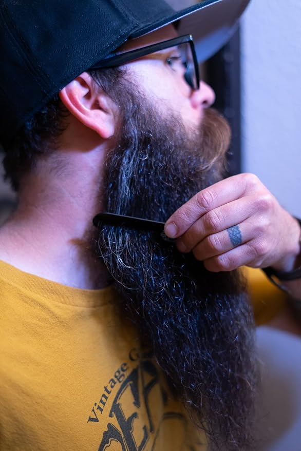 Night Owl Beard Balm | Mens Grooming Balm For Beard & Mustache Moisturizing | 2 Ounce (Unscented) by Death Grip