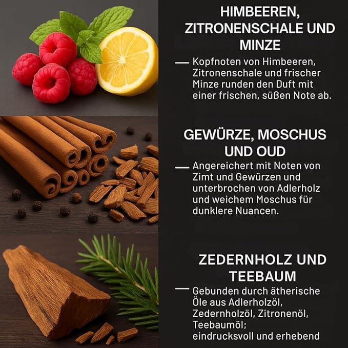 Gold Oud Beard Balm for Men – Luxurious Beard Cream with Shea Butter, Coconut Oil & Rich Cream Texture – Deep Conditioning & Styling – 50g