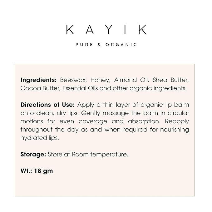 Orange Honey - Organic Lip Balm