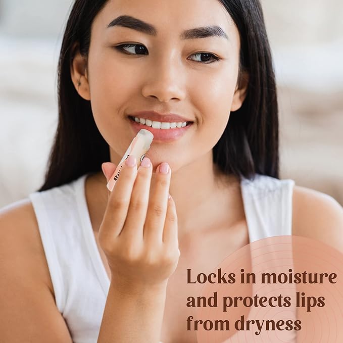 Blessed Is She Restore Lip Balm - Organic Vanilla Chapstick For Hydrating Lips Enriched With Vitamin E, Beeswax, Sunflower Oil, Coconut Oil & Rosemary Extract.