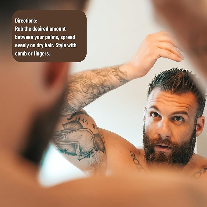 Formula 49 Clay All Organic Pomade | Firm Hold & Matte Finish (Promotes Healthy Hair Growth, Helps Hydrate Dry Skin), (2 ounce, Original)